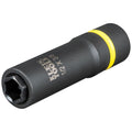 Klein 66061 2-in-1 Impact Socket, 6-Point, 1/2 3/8 in. - Ace Tool Group - Klein