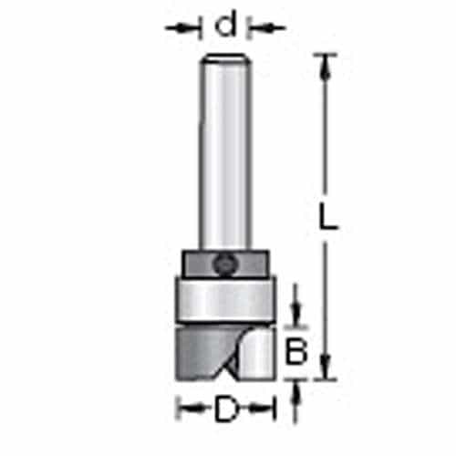 Amana Tool 45475-S Plunge 3/8" Router Bit Bbx 1/4"Shank - Ace Tool Group - Amana Tool