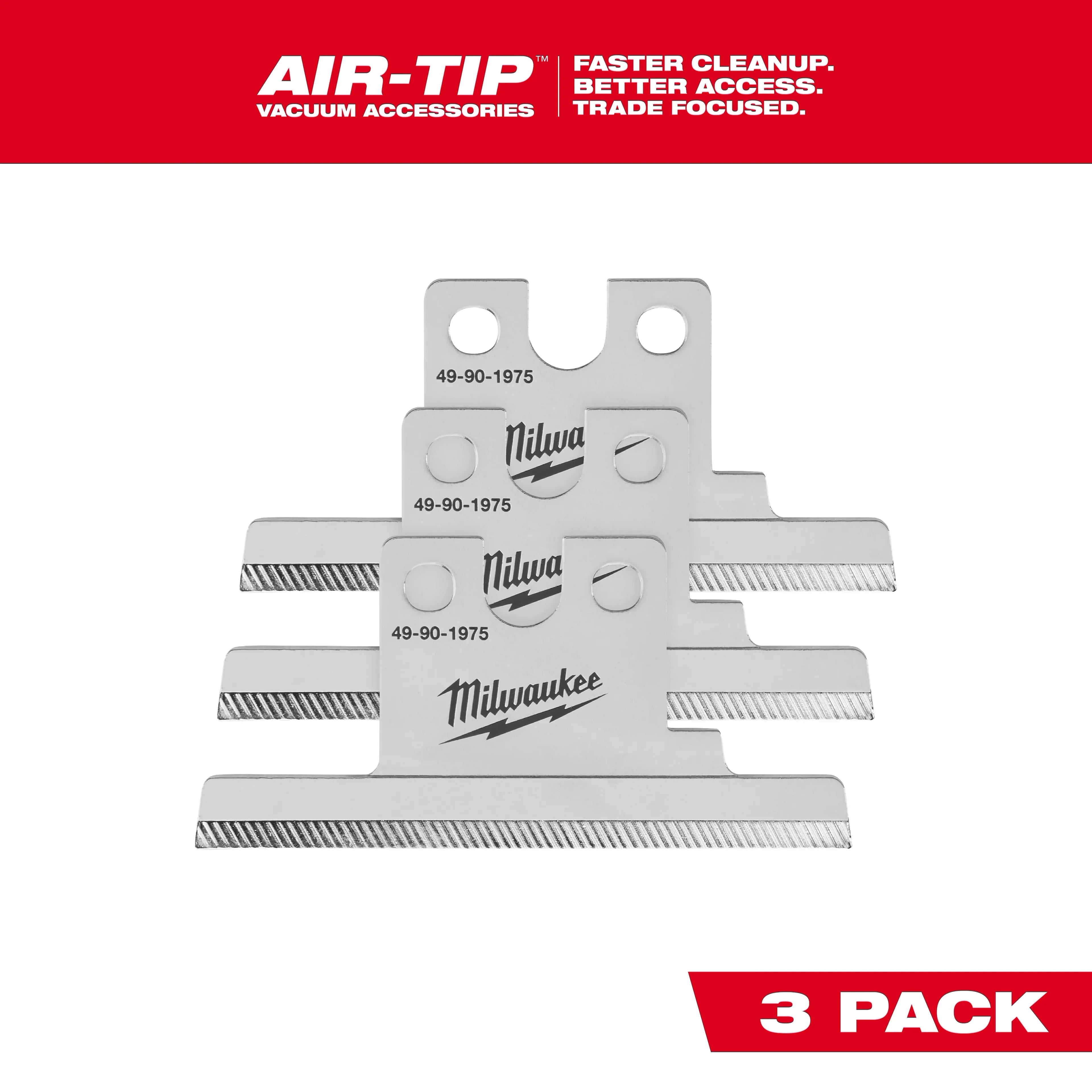 Milwaukee 49-90-1975 AIR-TIP™ Debris Scraper Blade 3-Pack - Ace Tool Group - Ace Tool Group