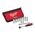 Milwaukee 48-22-9000 12PC 3/8" DRIVE SAE SOCKET SET - Ace Tool Group - Milwaukee