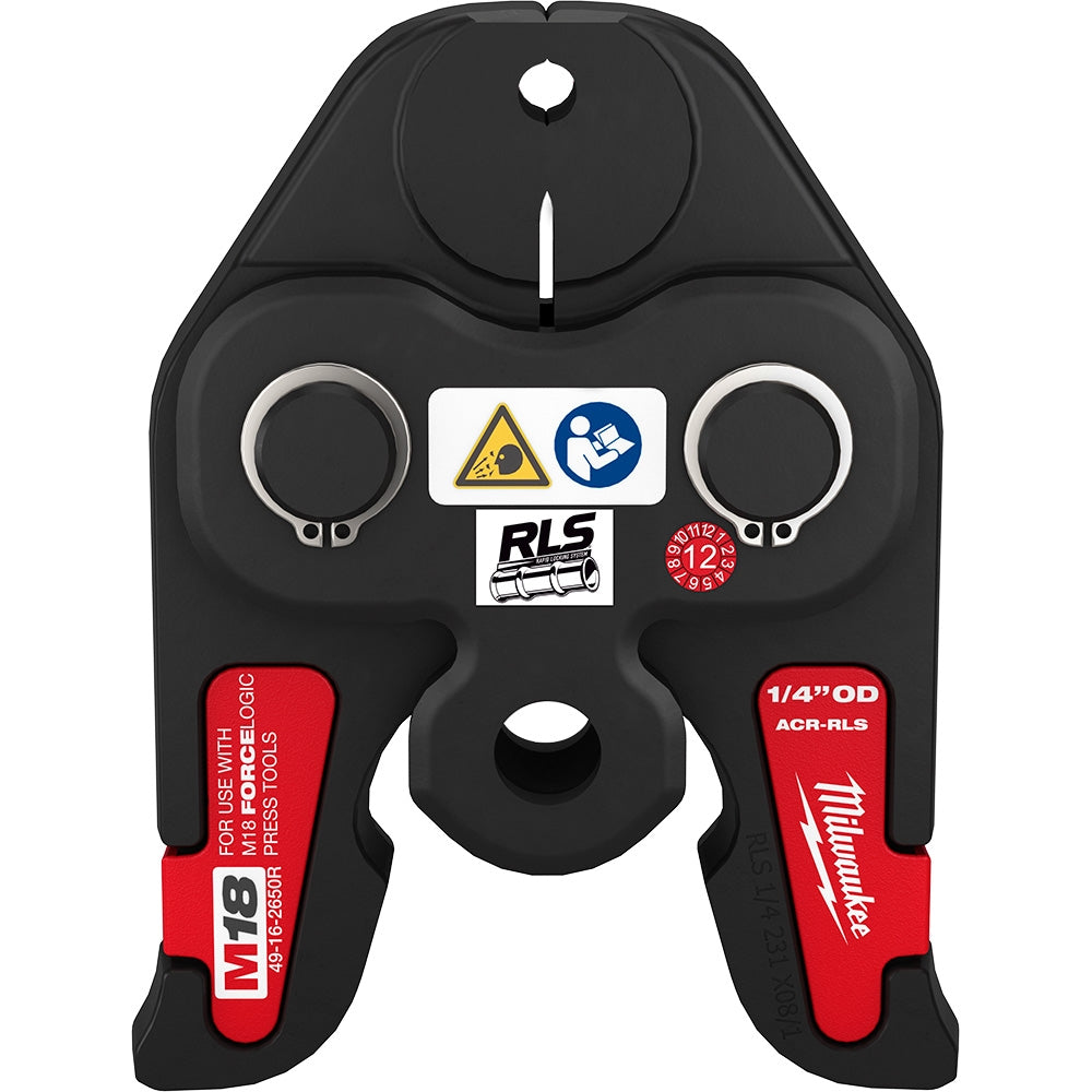 Milwaukee 49-16-2650R 1/4" RLS ACR Press Jaw for M18 FORCE LOGIC Press Tools - Ace Tool Group - Milwaukee