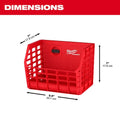 Milwaukee 48-22-8342 PACKOUT  Compact Wall Basket 4 Pack - Ace Tool Group - Milwaukee