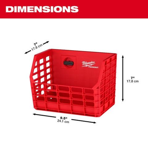 Milwaukee 48-22-8342 PACKOUT  Compact Wall Basket 4 Pack - Ace Tool Group - Milwaukee