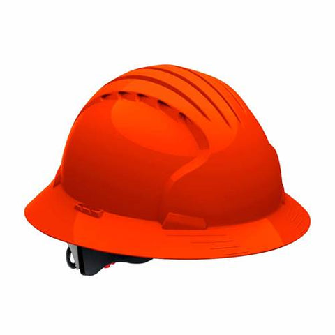 PIP 280-EV6161-OR Evolution 61 Hard Hat - Full Brim - ANSI Type I Helmets - Ace Tool Group - Protective Industrial Products