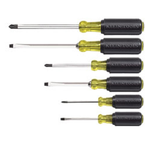 Klein Tools 85074 6-Piece Cushion-Grip Screwdriver Set - Ace Tool Group - Klein