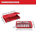 Milwaukee 48-22-9410 22 pc 1/2" Socket Wrench Set - SAE - Ace Tool Group - Milwaukee