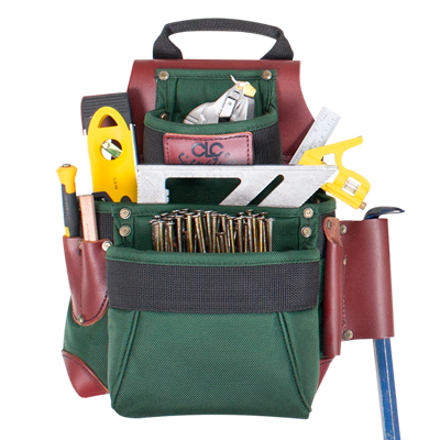 CLC 51685 CONSTRUCTION WORKER'S BALLISTIC NYLON NAIL & TOOL BAG - Ace Tool Group - CLC