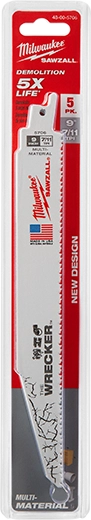 Milwaukee 48-00-5706 Super Sawzall Blades Wrecker - Ace Tool Group - Milwaukee