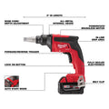 Milwaukee 2866-22 M18 FUEL Drywall Screw Gun Kit - Ace Tool Group - Milwaukee