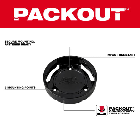 Milwaukee 48-22-8399 PACKOUT Twist to Lock Mount 6 Pack - Ace Tool Group - Milwaukee