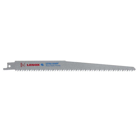 Lenox 6 Tpi Wood And Plastic Cutting Reciprocating Saw Blade 9" - Ace Tool Group - Lenox