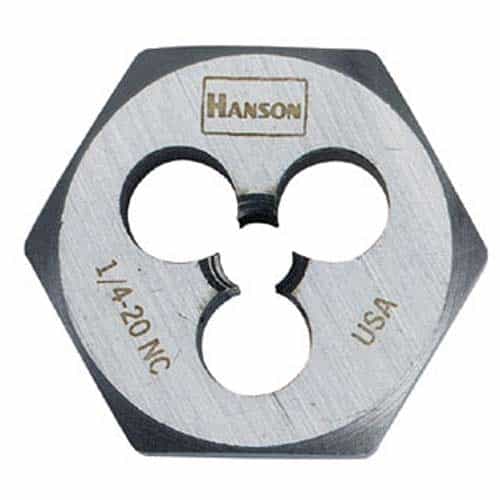 Irwin 6520ZR Die 1/4"-20 Nc 1" Hex For Tap Die Extraction - Ace Tool Group - Irwin
