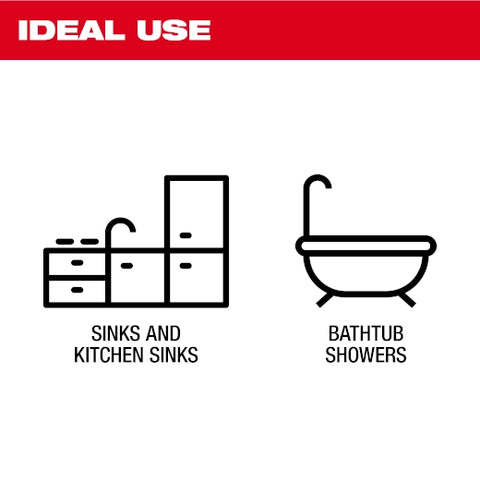 Milwaukee 2772A-21 M18 FUEL DRAIN SNAKE W/ CABLE-DRIVE KIT-A