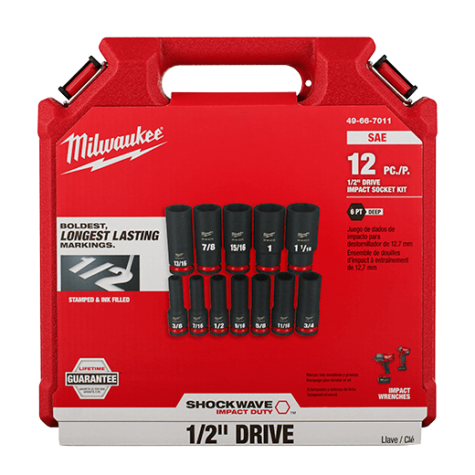 Milwaukee 49-66-7011 12PCSHOCKWAVE ID