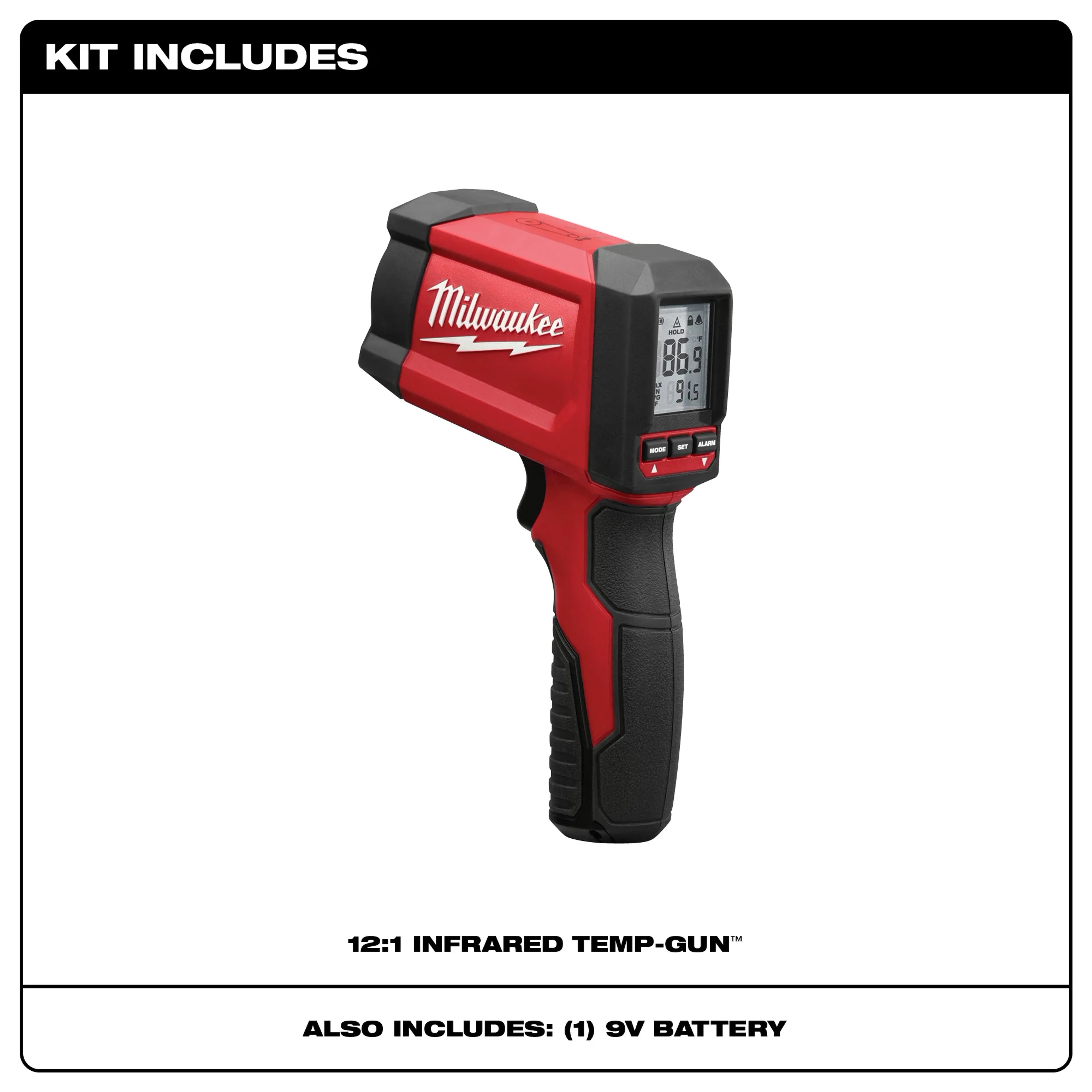 Milwaukee 2268-20 12:1 INFRARED TEMP-GUN - Ace Tool Group - Milwaukee