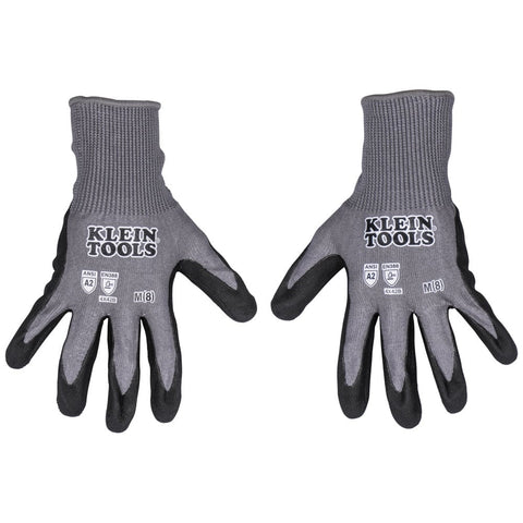 Klein Tools 60583 A2 Cut Knit Dipped Gloves, S, 2-Pr - Ace Tool Group - Klein