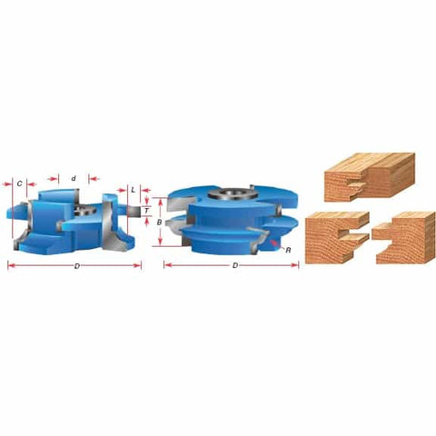 Amana Tool Sc546 3/4"Stock Male&Female 1-1/4"Bore - Ace Tool Group - Amana Tool