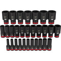 Milwaukee 49-66-7015 29 pc. 1/2 in. Metric Socket Set - Ace Tool Group - Milwaukee