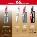 Milwaukee 48-00-7253 12" 5 TPI AX™ w/NITRUS™ Carbide Teeth SAWZALL® Blade for Wood with Nails - Ace Tool Group - Milwaukee Tool