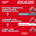 Milwaukee 49-94-0727 6" x 1/4" x 5/8"-11 Ceramic+ Metal Grinding Wheel - Type 27 - Ace Tool Group - Milwaukee Tool
