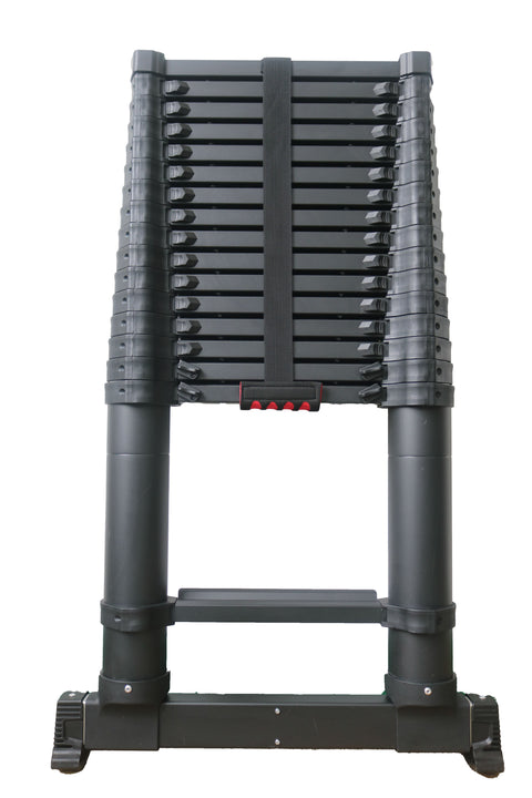 Xtend & Climb CS165AS+/250 16.5 ft. Telescoping Aluminum Extension Ladder with Automatic Stabilizers, ANSI Type I 250 lbs. Duty Rating - Ace Tool Group - Core Distribution