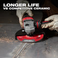 Milwaukee 49-94-0727 6" x 1/4" x 5/8"-11 Ceramic+ Metal Grinding Wheel - Type 27 - Ace Tool Group - Milwaukee Tool