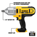 DEWALT DCF889B 20V MAX 1/2" High Torque Impact Wrench (Bare) - Ace Tool Group - DeWalt
