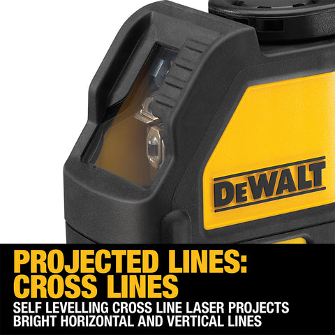 DeWalt DW088K Self-Leveling Red Cross Line Laser | Precision & Durability - Ace Tool Group - DeWalt