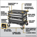 DEWALT DWST60520 TOUGHSYSTEM 2.0 DXL 4-in-1 Modular Workstation - Ace Tool Group - DeWalt