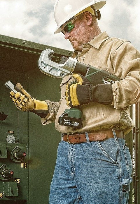 Greenlee EK1240LXB 12 Ton Crimper, Li-Ion, Standard, Bare - Ace Tool Group - Greenlee