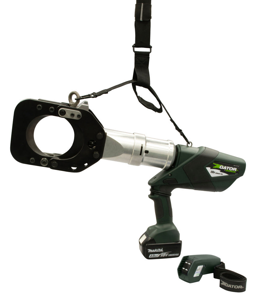 Greenlee ESG105LXR11 105mm Gator® Guillotine Remote Cable Cutter, 120V Charger - Ace Tool Group - Greenlee