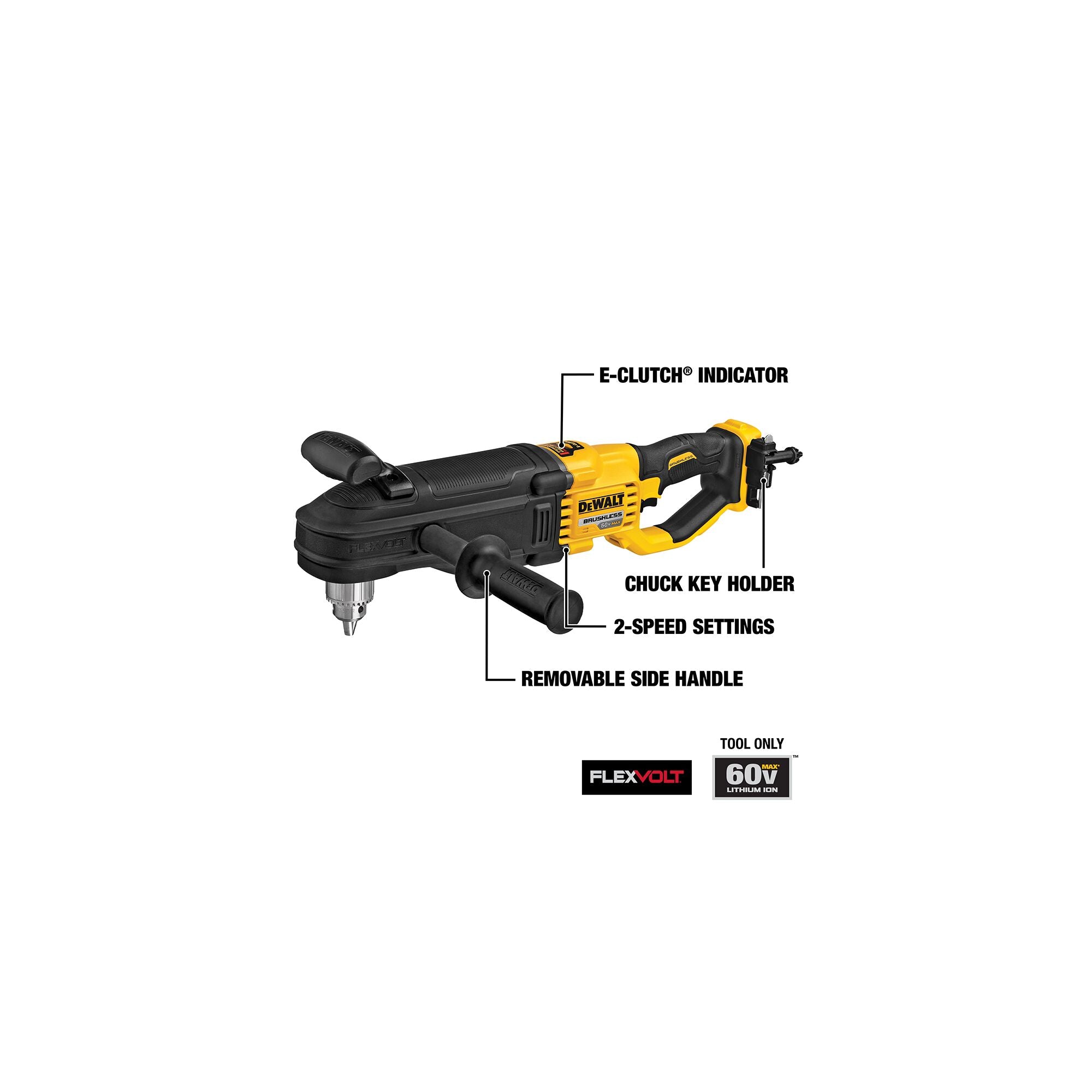 Dewalt Dcd470B 60V Max Stud And Joist Drill - Ace Tool Group - DeWalt