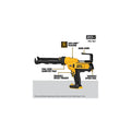 Dewalt Dce560B 20V 10 Oz 300 Ml Adhesive Gun - Ace Tool Group - DeWalt