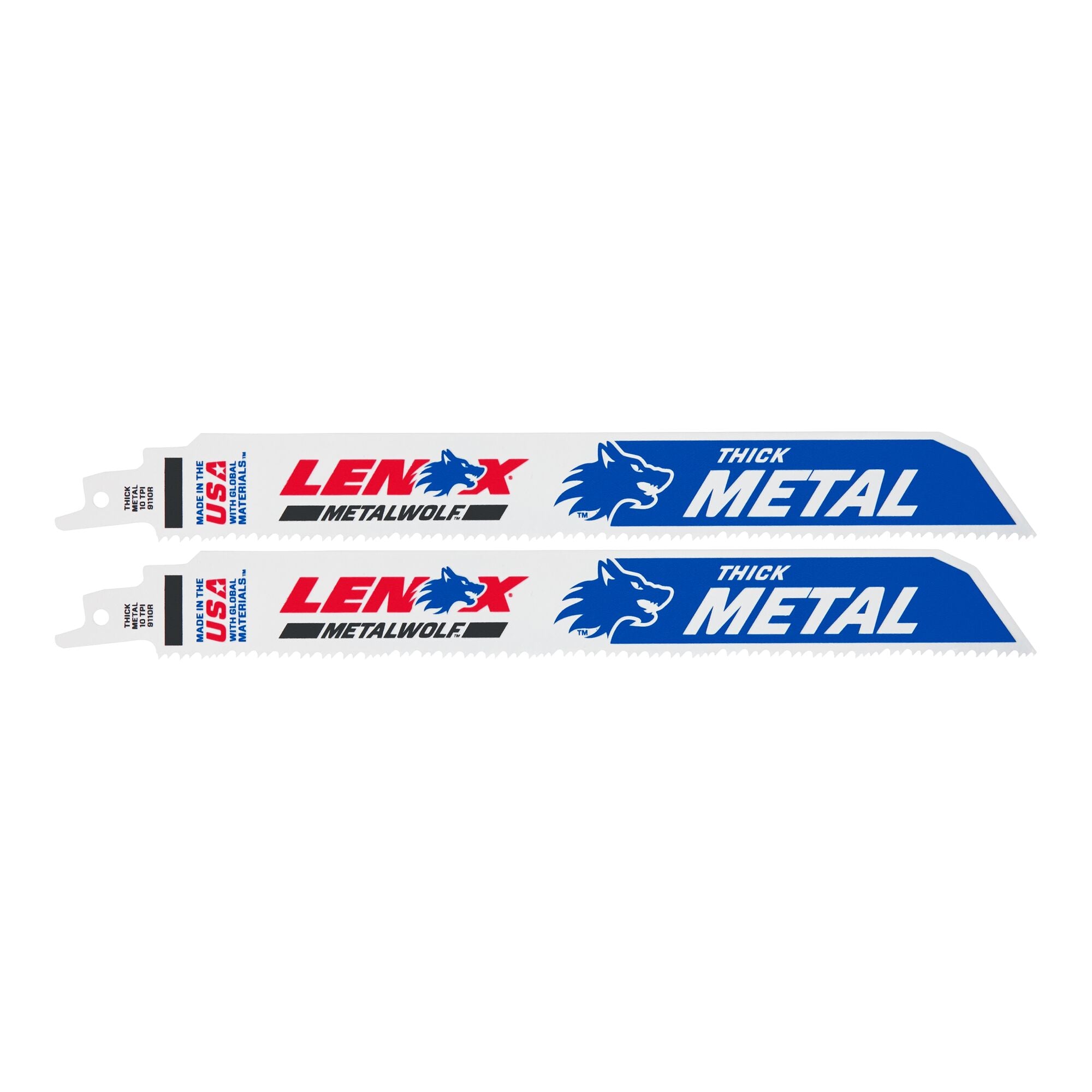 Lenox Recip Lazer 225 X 25 X 1.1Mm (9" X 1" X 0.042") 10Tpi (2/Pk) - Ace Tool Group - Lenox