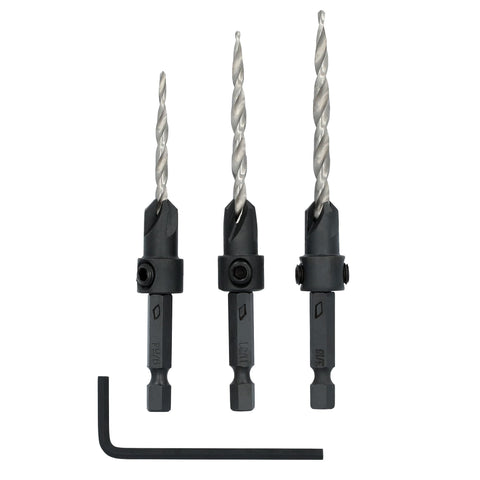 Dewalt Dw2535 3-Piece Countersink Set (5) - Ace Tool Group - DeWalt