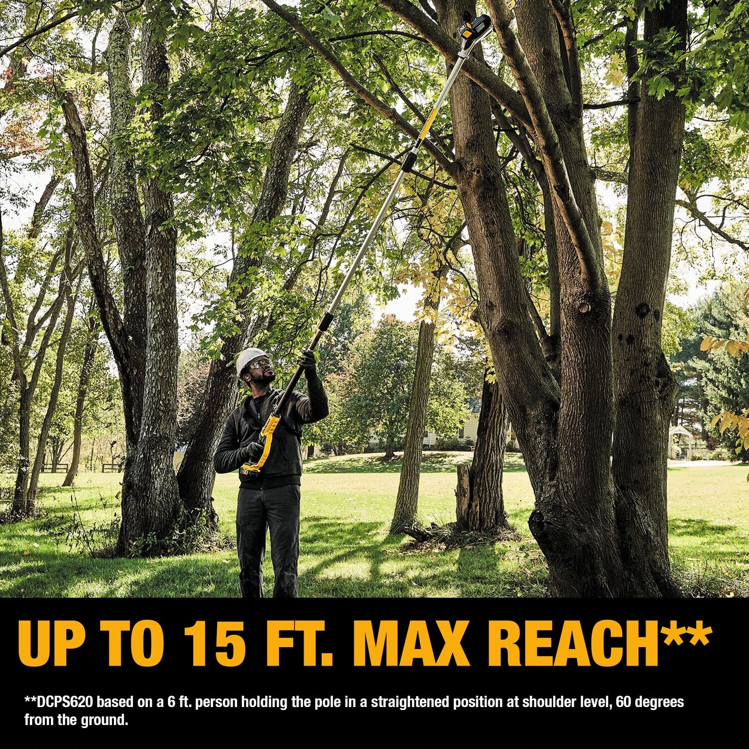 Dewalt DCKO86M1 20V Max* Cordless Pole Saw And Pole Hedge Trimmer Combo Kit - Ace Tool Group - DeWalt