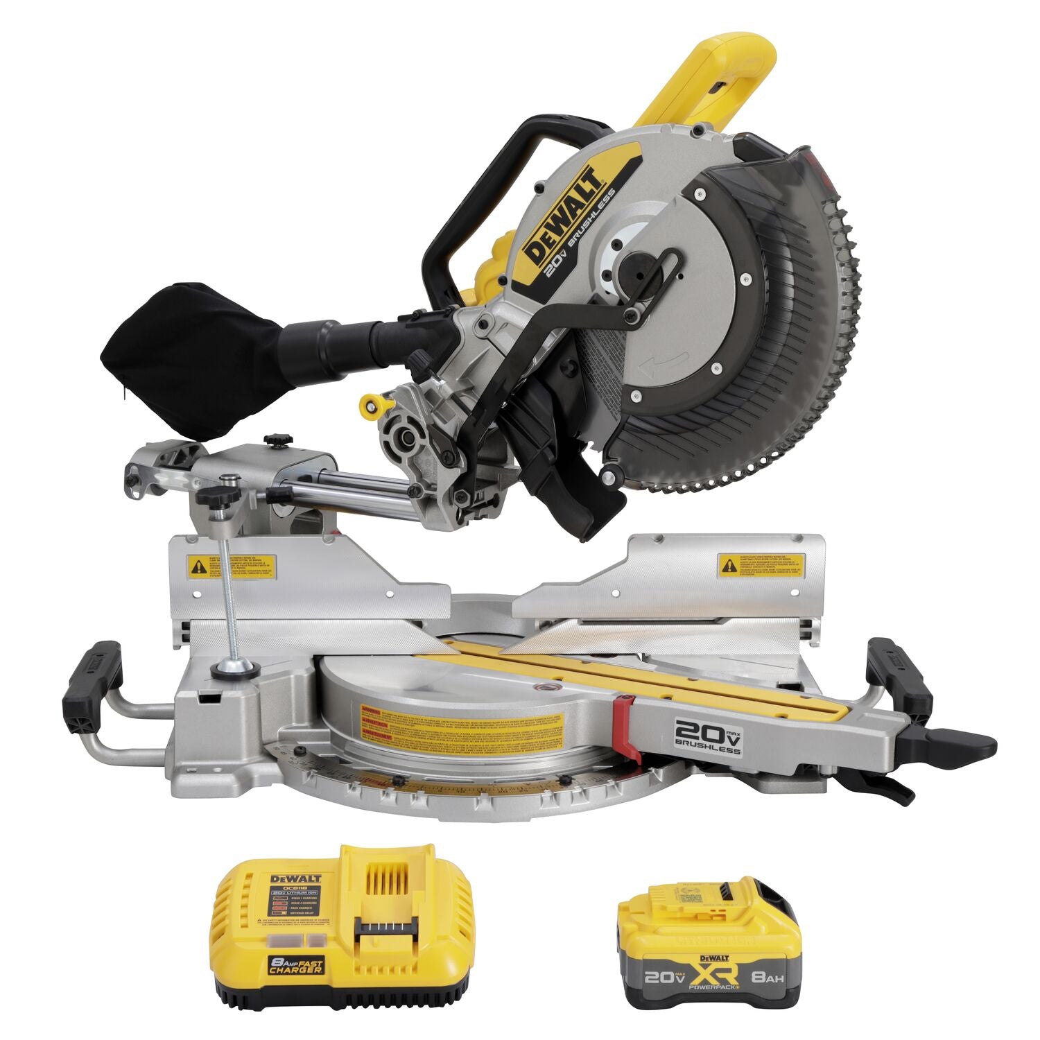DEWALT 20V MAX* XR 12 in. Double Bevel Sliding Miter Saw Kit - Ace Tool Group - DeWalt