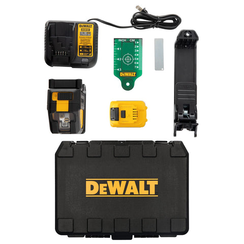 DEWALT DW0825LG - DEWALT 12V Max 5 SPOT + CROSSLINE LASER GREEN - Ace Tool Group - DeWalt