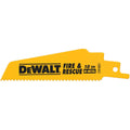 Dewalt DW4861 4" 10TPI Demolition Bi-Metal Reciprocating Saw Blade (5PK) - Ace Tool Group - DeWalt