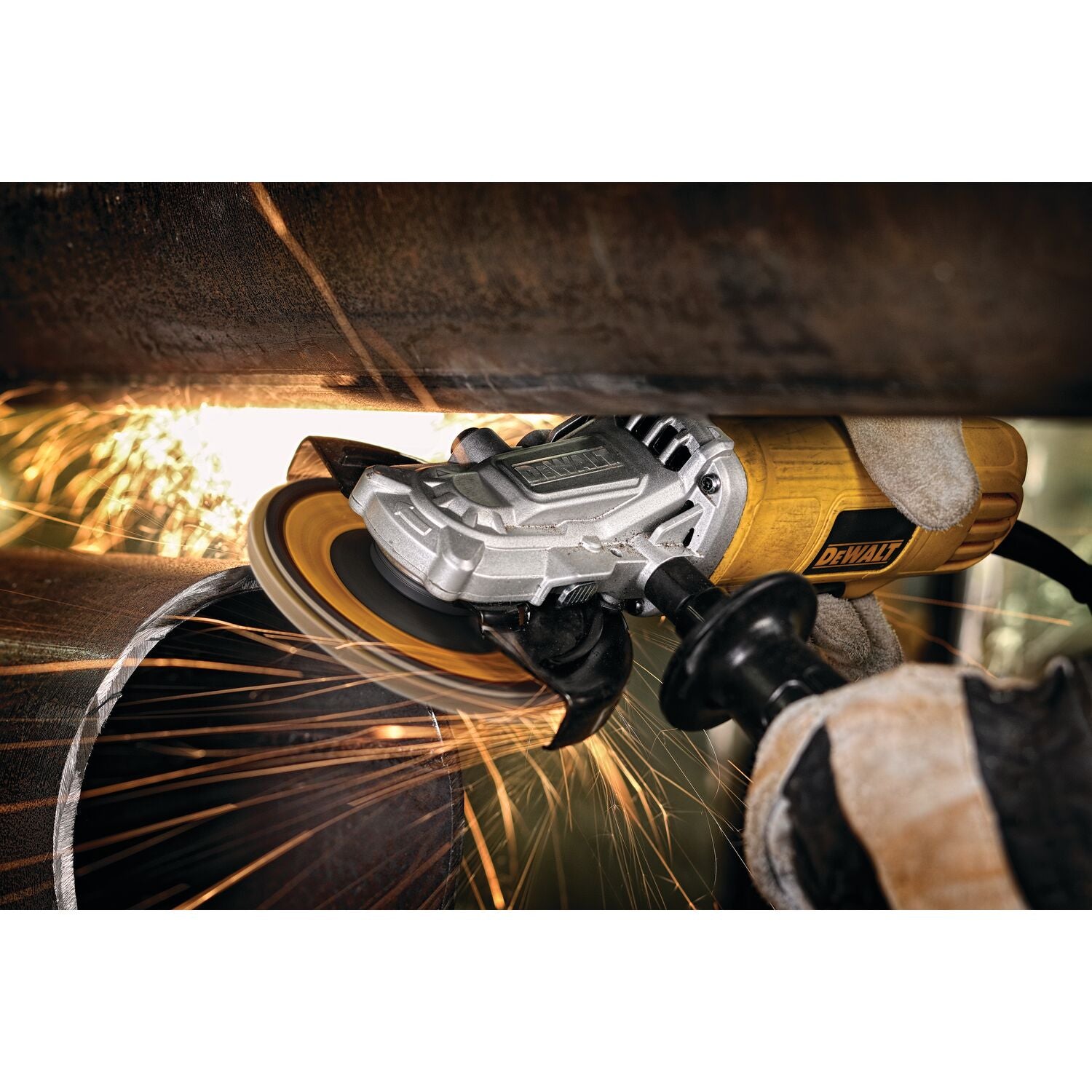 DEWALT 4-1/2 In. - 5 In. Flathead Paddle Switch Small Angle Grinder With No Lock-On - Ace Tool Group - DeWalt