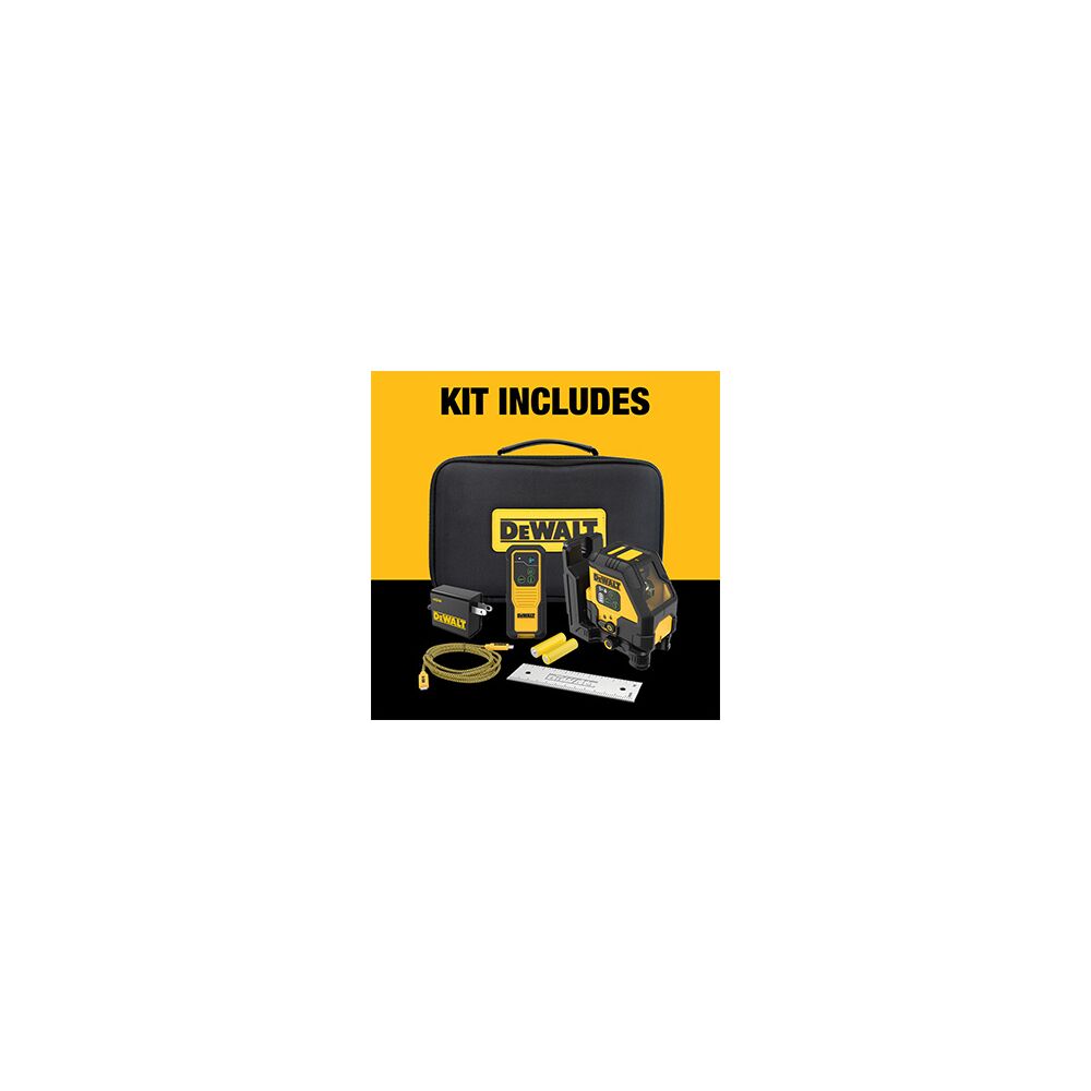 DeWalt DCLE14201G  Rechargeable Green Cross Line Las - Ace Tool Group - DeWalt