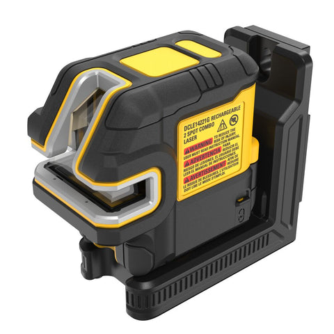 DeWalt DCLE14221G USB Rechargeable Green 2 Spot and Cross Line Laser Kit - Ace Tool Group - DeWalt