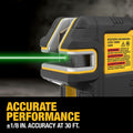 DeWalt DCLE14251GB USB Green 5-Spot & Crossline Laser Base Kit - Ace Tool Group - DeWalt