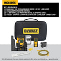 DeWalt DCLE14301G USB Rechargeable Green 3X180° Line Laser Base Kit - Ace Tool Group - DeWalt