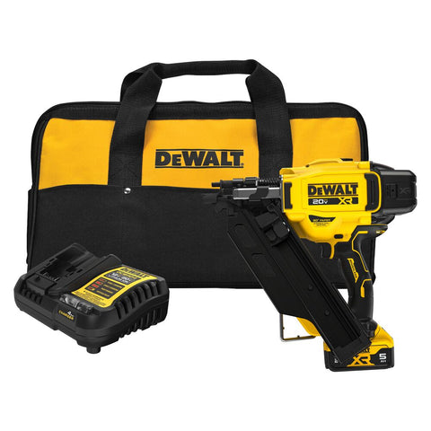 DeWalt DCN930P1 20V 30 Degree Framing Nailer Kit - Ace Tool Group - DeWalt