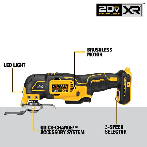 Dewalt DCS356B 20V 3-Speed Oscillating Multi-Tool - Ace Tool Group - DeWalt