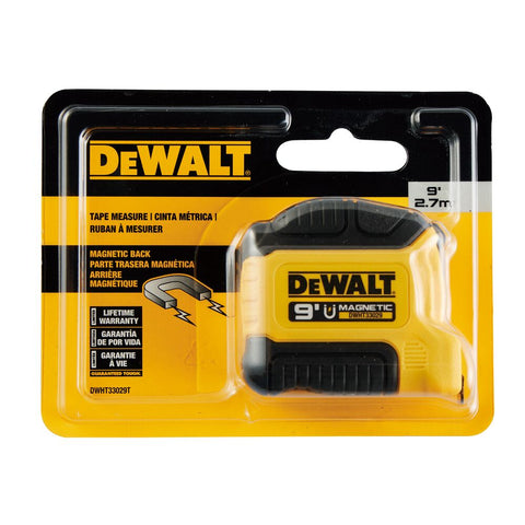 DEWALT DWHT33029T 9 Ft. Pocket Tape Measure - Ace Tool Group - DeWalt