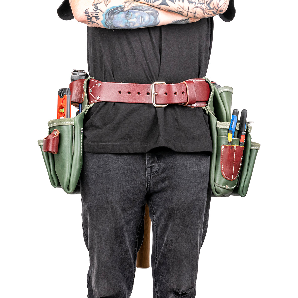Occidental 5080DB Pro Framer Set with Double Outer Bag - Ace Tool Group - Occidental Leather