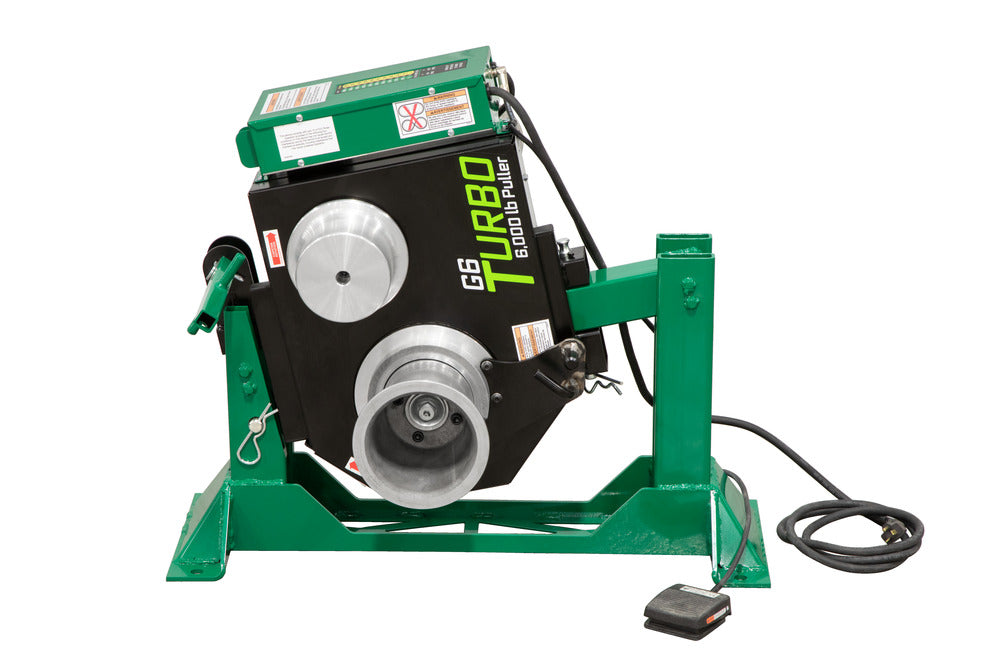 Greenlee G6 TURBO 6000 LB Cable Puller with Floor Mount - Ace Tool Group - Greenlee