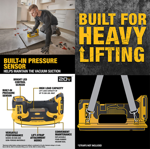 DeWalt DCE592D1 20V MAX GRABO Lifter Kit - Ace Tool Group - DeWalt